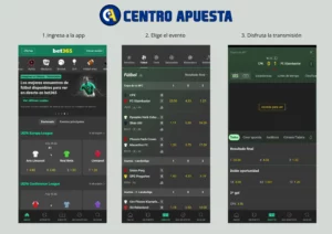 Pasos para ver transmisiones en directo en Bet365