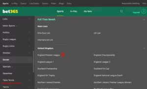 Apostando en Bet365 al fútbol, cómo apostar